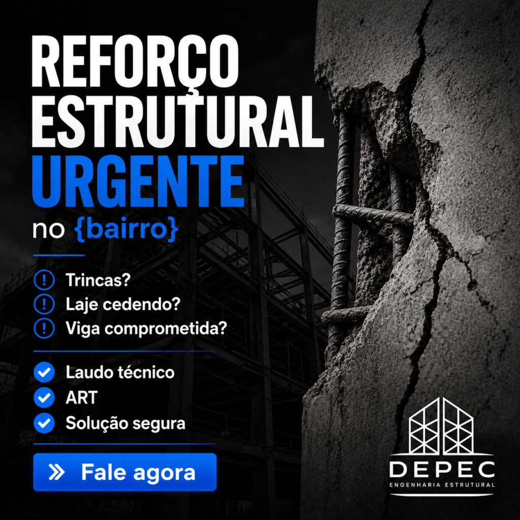 reforço estrutural urgente no Sacomã